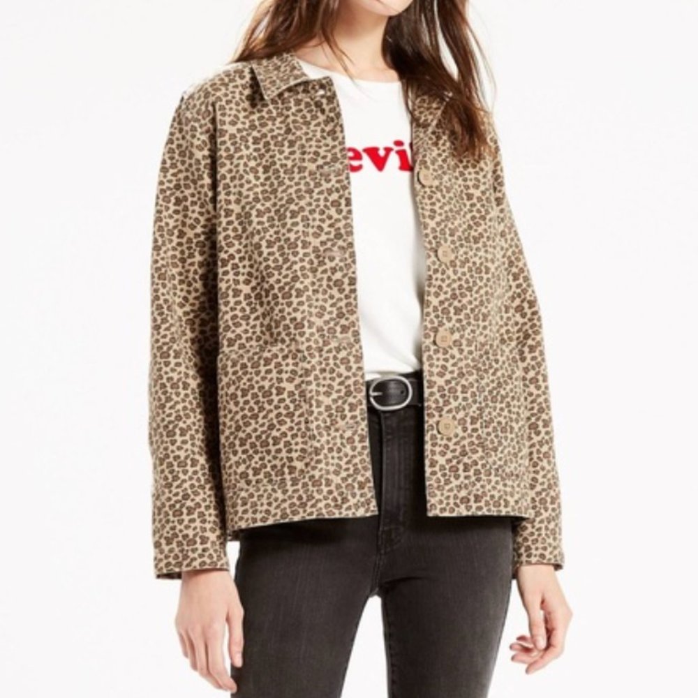 Levi's Leopard Chore Coat